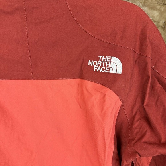The North Face Hyvent Women's Jacket Large Burgundy Salmon Nylon Coat Medium - Picture 8 of 13